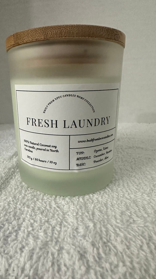 Fresh Laundry- Scented Candle- Home Collection