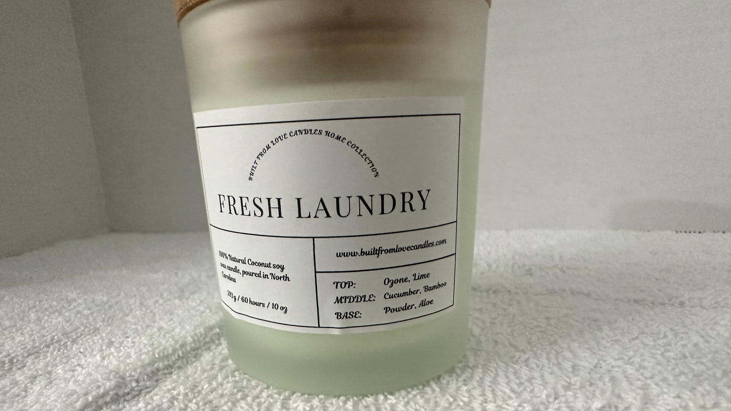 Fresh Laundry- Scented Candle- Home Collection