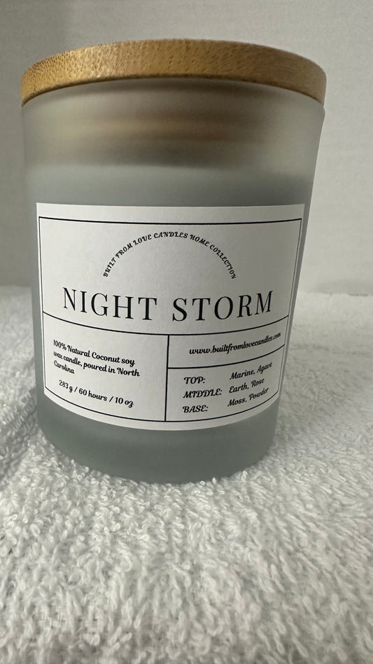 Night Storm-Scented Candle- Home Collection